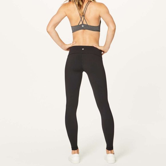 Lululemon Wunder Under Low-Rise Tight Full-On Luon 28" Black Size 4 H13796 - Picture 4 of 12